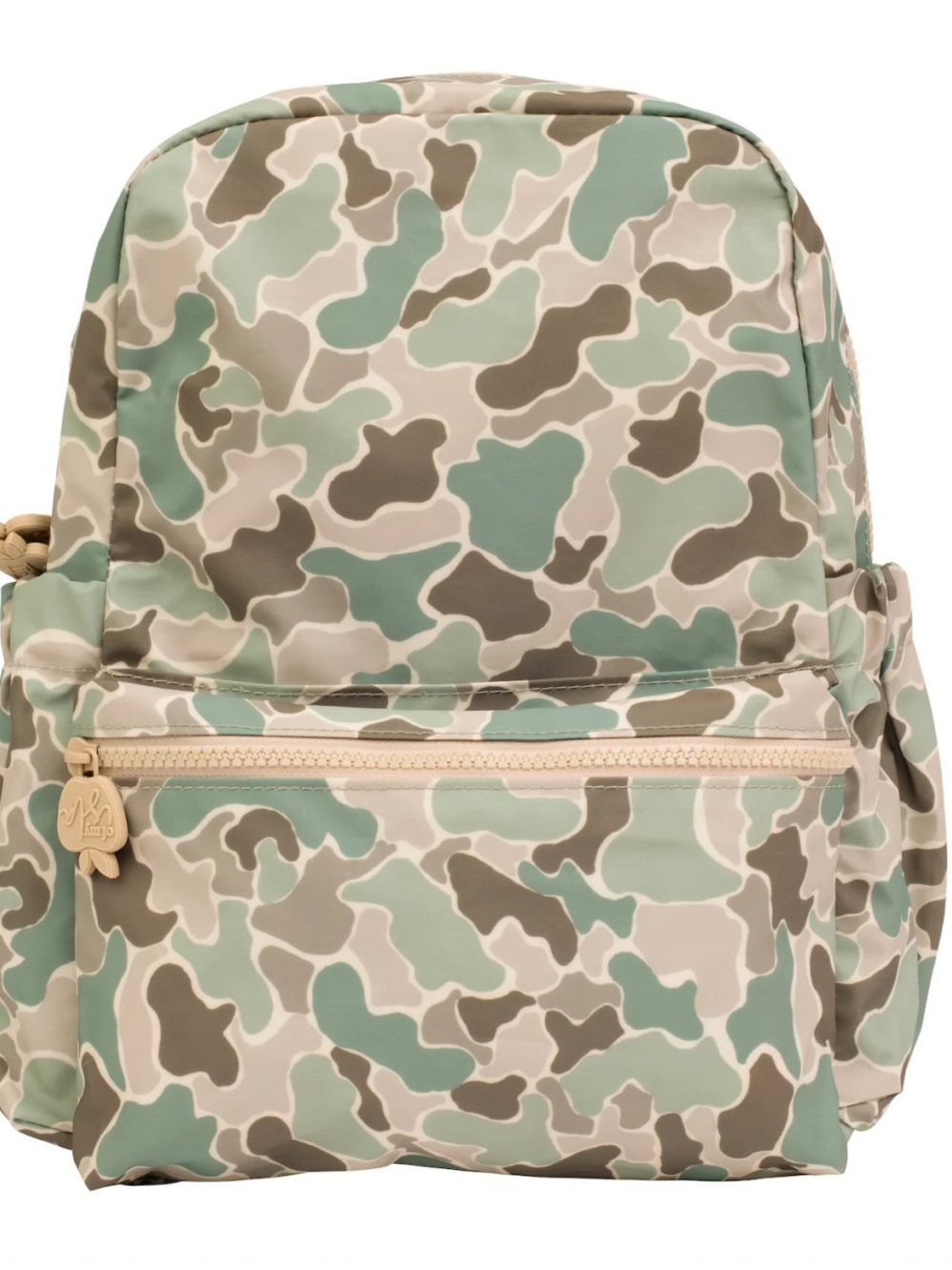 “GRAY” APPLE OF MY ISLAND CAMO EMBROIDERED BAG NEW